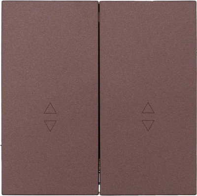 Выключатель Lezard Zima 704-7388-106QC (шоколад)