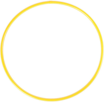 Обруч для художественной гимнастики Соломон 1209329 (желтый)