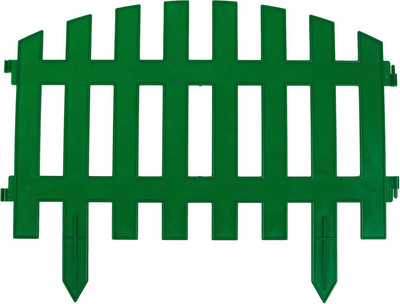 Изгородь декоративная GREENGO Renessans 35x210см 5 секций (зеленый)