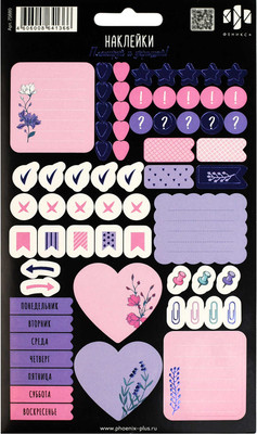 Набор наклеек Феникс+ Цветы / 70880