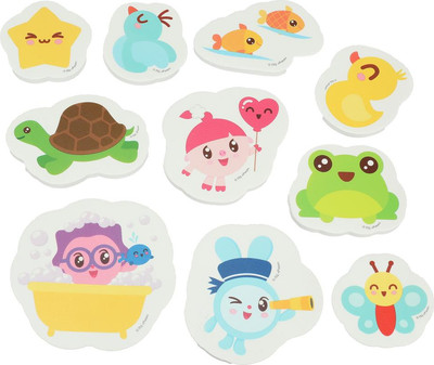Набор стикеров для ванной Капитошка Малышарики / MAL-17-NW