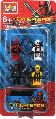 Элемент конструктора Город мастеров Фигурки супер герои / 18143-ZH