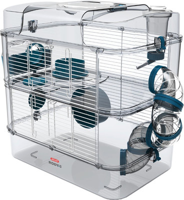 Клетка для грызунов Zolux Rody 3 Duo / 206021 (стальной синий)