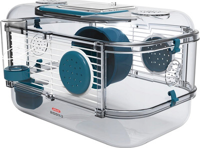 Клетка для грызунов Zolux Rody 3 Mini / 206013 (стальной синий)