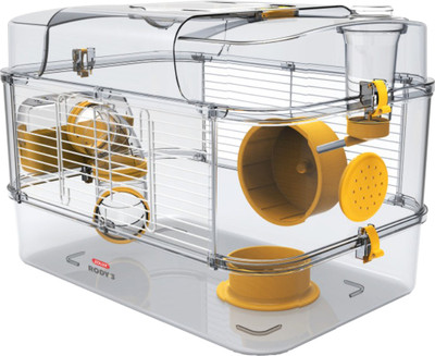 Клетка для грызунов Zolux Rody 3 Solo / 206016 (ярко-желтый)