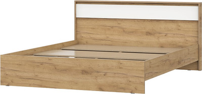 Двуспальная кровать Mio Tesoro Некст 1 160x200 (дуб золотой/белый)