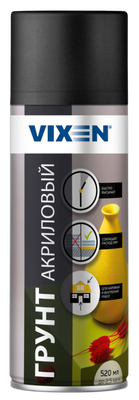 Грунтовка Vixen Акриловый VX22001 (520мл, черный)
