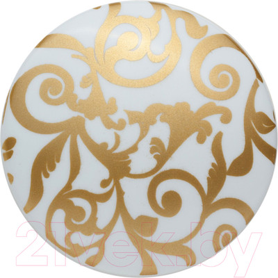 Клипса для штор АС ФОРОС Орхидея 22У4 (белый/матовое золото)