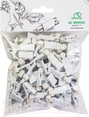 Зажим потолочный для штор АС ФОРОС 4812634014188 (100шт)