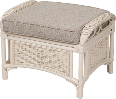 Пуф Мир Ротанга Алекса (белый)