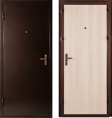 Входная дверь Промет Спец Pro BMD 86x206 (левая, белый дуб/антик медь)