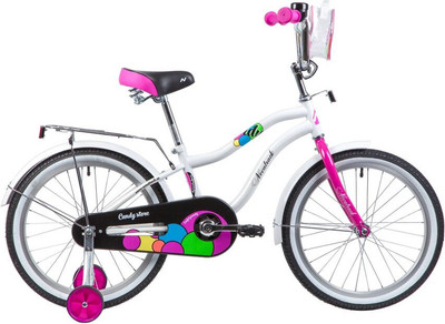 Детский велосипед Novatrack Candy 20 / 205CANDY.WT23 (белый)