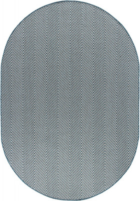 Циновка Merinos Kair S156-OVAL-BLUE (1х2)