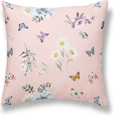 Наволочка Samsara Home Бабочки на розовом 70x70 Сат7070НЦ-7