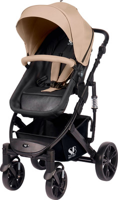 Детская универсальная коляска Sweet Baby Comfort 3в1 (черный/бежевый)