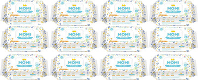 Влажные салфетки детские Momi 12x96шт