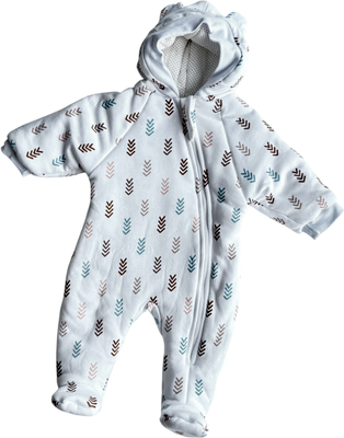 Комбинезон прогулочный детский Sofi Узоры / 3023-Д (р.68, радуга)