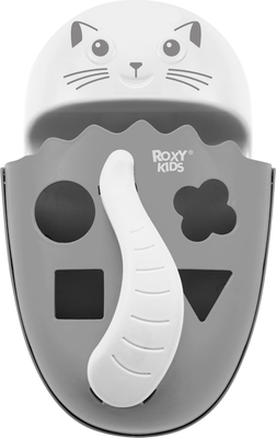 Органайзер детский для купания ROXY-KIDS Cat / RTH-001GRC (серый)