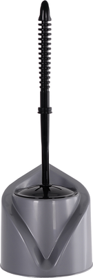 Ершик для унитаза Эльфпласт Корнер / EP195 (темно-серый/черный)