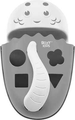 Органайзер детский для купания ROXY-KIDS Dino / RTH-001GR (серый)