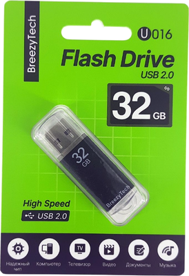 USB flash накопитель BreezyTech U016 32GB (черный)