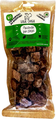 Лакомство для собак Бобик Снобик Легкое говяжье сушеное. Кубики / 010608 (100г)