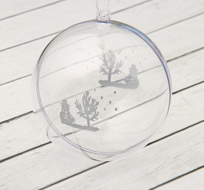 Заготовка для творчества Sima-Land Подвеска. Шар с рисунком / 2291360