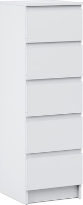 Комод Империал Оникс Вайт 5ящ мини (белый)