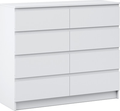 Комод Империал Оникс Вайт 8ящ (белый)