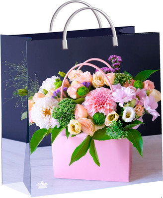 Пакет подарочный ТИКО-Пластик Цветочный презент / н00242784