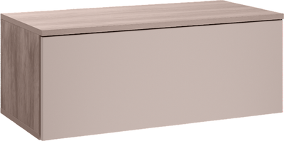 Тумба Mobi Роквуд под ТВ 16.54.01 (эмили блаш U9135/крем 2482 ПВХ)