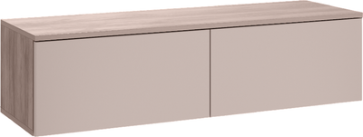 Тумба Mobi Роквуд под ТВ 16.54.02 (эмили блаш U9135/крем 2482 ПВХ)