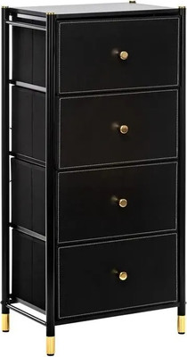 Комод Импэкс Нирита/Хайди 4 ящика (черный)