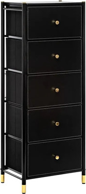 Комод Импэкс Нирита/Хайди 5 ящиков (черный)