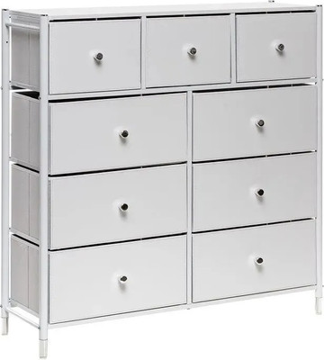 Комод Импэкс Нирита/Хайди 9 ящиков (белый)