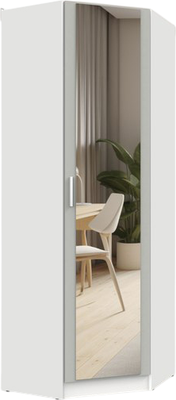 Шкаф Интермебель Марсель 1 зеркало / МР-11 (шиншилла серая)