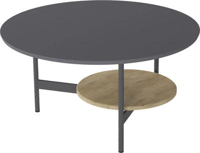 Журнальный столик Калифорния мебель Марио (графит/дуб сонома)