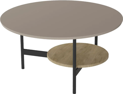 Журнальный столик Калифорния мебель Марио (капучино/дуб сонома)