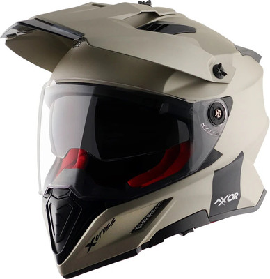 Мотошлем AXOR X-Cross Dual Visor NR / pm0258165664 (XL, никель)