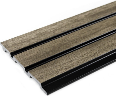 Реечная панель Grace ПВХ 3D RAIL Кедр (2700х120х10мм)