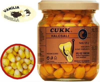 Насадка рыболовная CUKK Кукуруза сладкая Ваниль / 4871 (220мл, натуральный)