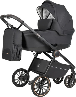 Детская универсальная коляска Farfello Liberty 3в1 / LBR-1 (магический черный)