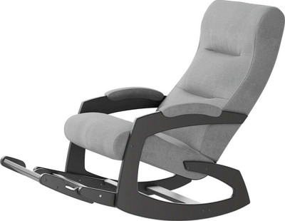 Кресло-качалка Glider Гелакси Люкс (светло-серый/венге)