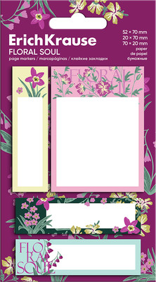 Стикеры канцелярские Erich Krause Floral Soul / 63793