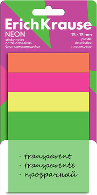 Стикеры канцелярские Erich Krause Neon / 63672