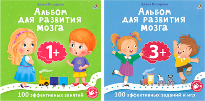 Набор развивающих книг Робинс Альбом для развития мозга. Альбом для развития мозга (4607162123538)