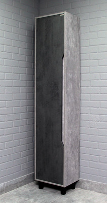 Шкаф-пенал для ванной Домино 40 Loft без ящика DL5605P (бетон)