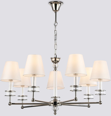 Люстра Ambrella LH71003/7 BN/WH (никель/белый)