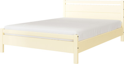 Двуспальная кровать Bravo Мебель Вероника-1 160x200 (слоновая кость)