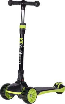 Самокат детский Novatrack RainBow / 120BB.RAINBOW.BGN25 (черный/зеленый)